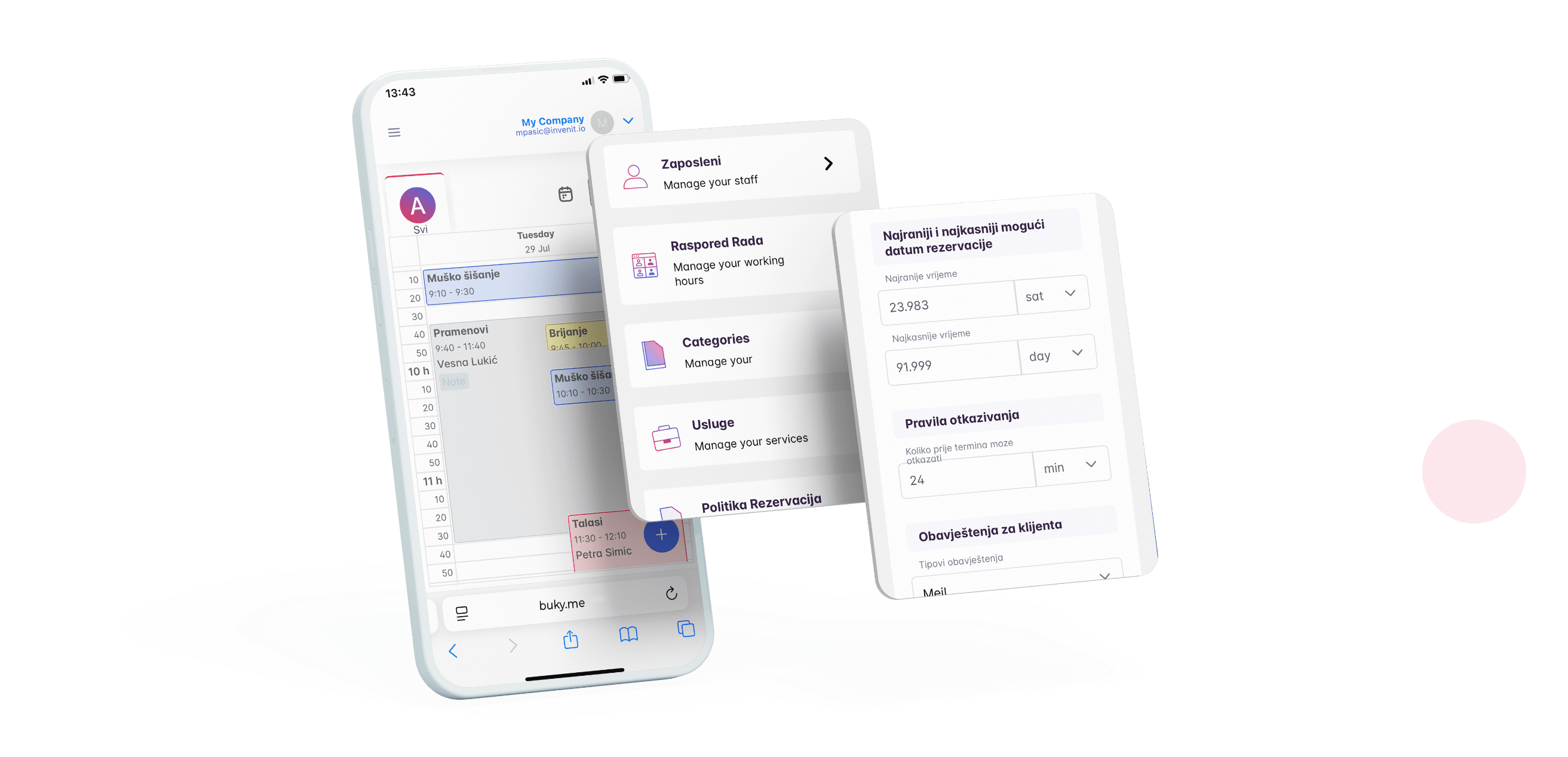 Buky - online appointment booking